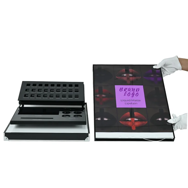 Countertop Led Acrylic Makeup Lipstick Display Stand