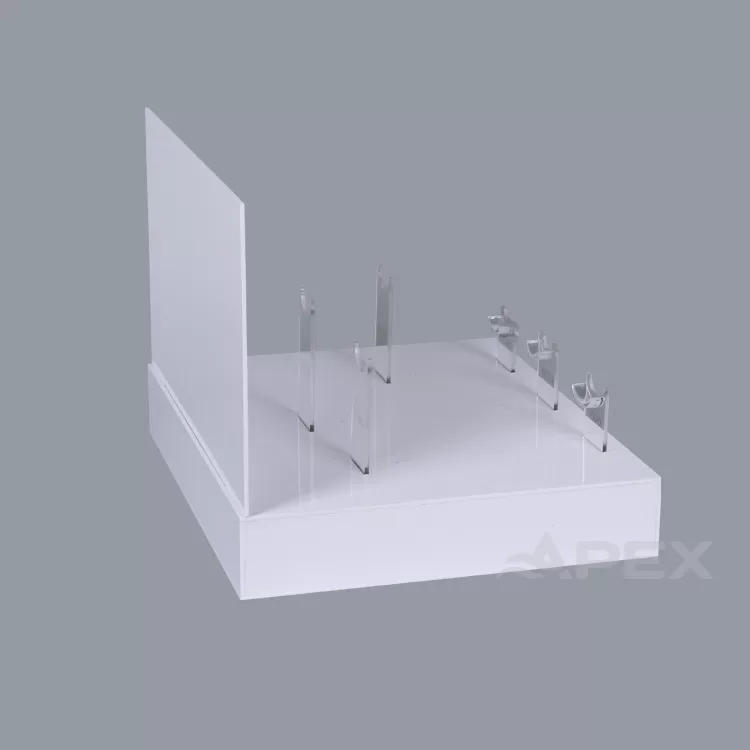 White Custom Adult Store Acrylic Sex Toy Display Stand