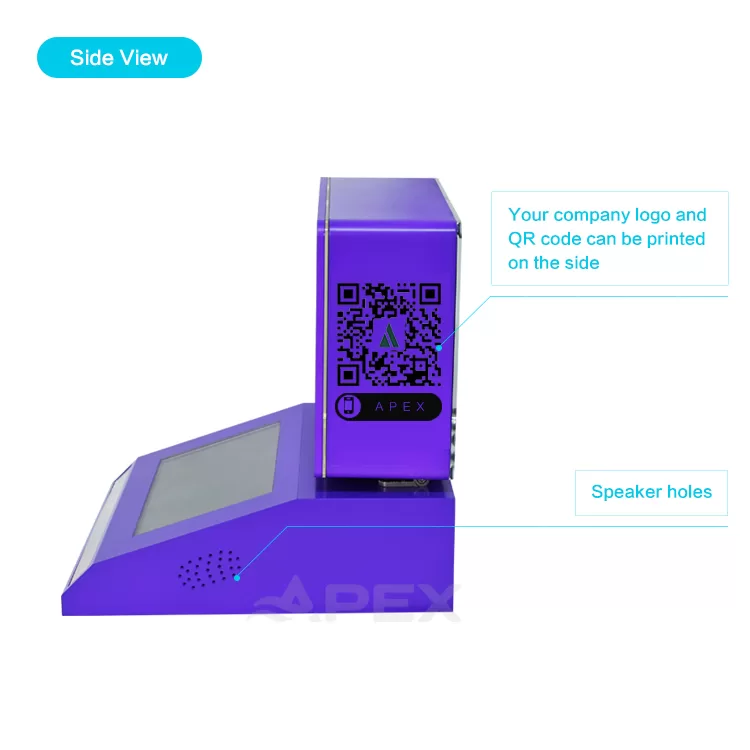 Desk Top Lcd Screen Acrylic Wireless Earphone Counter Display