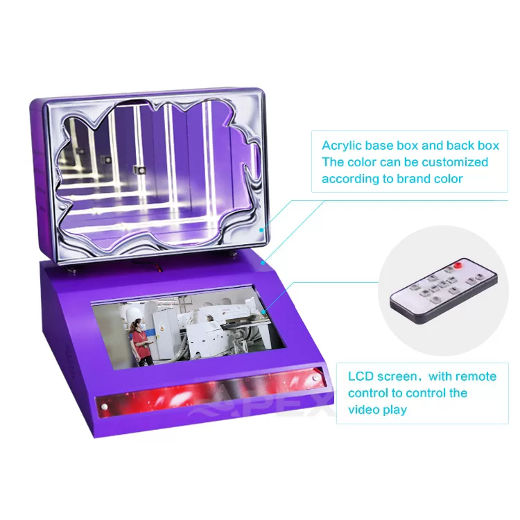 Desk Top Lcd Screen Acrylic Wireless Earphone Counter Display