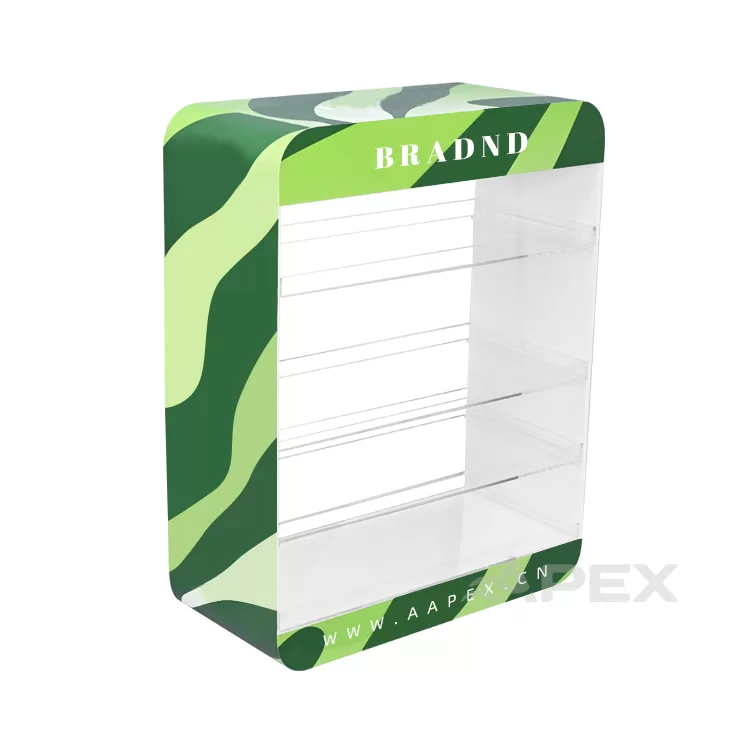 Smoke Shop Table 4 Drawer Acrylic Display For Vapes