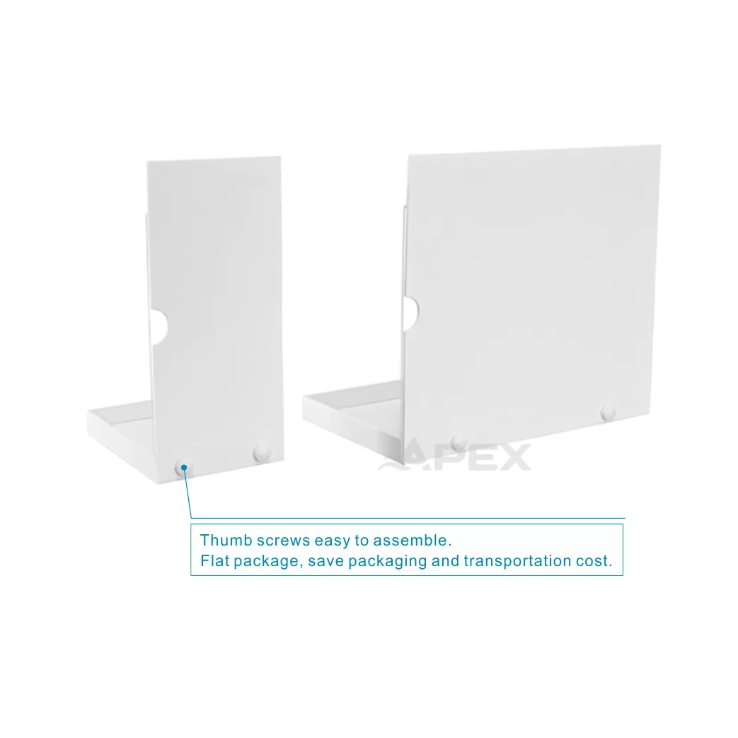 Flat Packaging Acrylic Counter Top Display Stands For Vapes