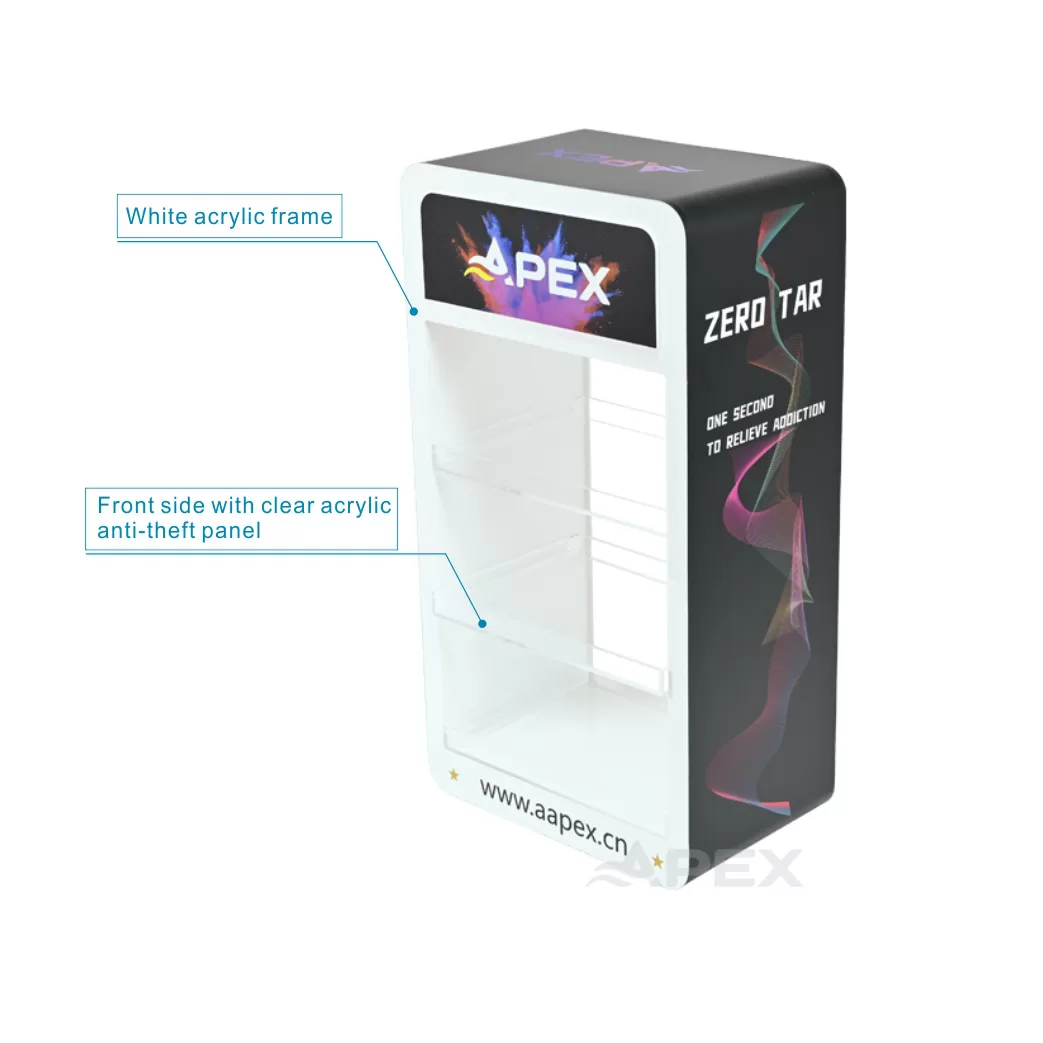 Retail Store 3 Layers Electronic Cigarette Display Stand