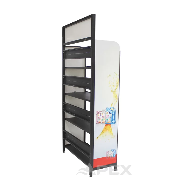 4 Layers Motor Oil Lubricant Oil Metal Floor Display