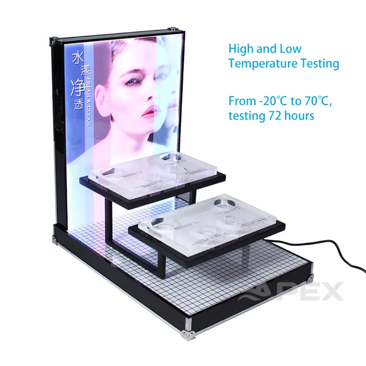 Custom Countertop Acrylic Skin Care Display