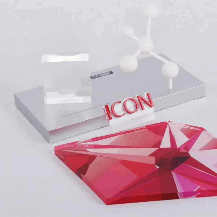 Acrylic Counter Cosmetic Table Top Display Rack