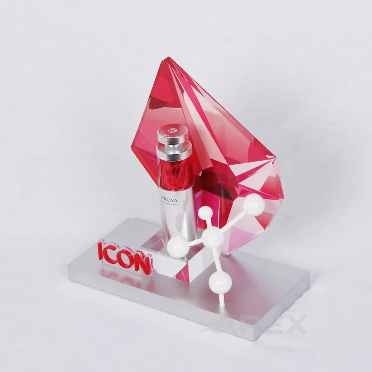 Acrylic Counter Cosmetic Table Top Display Rack