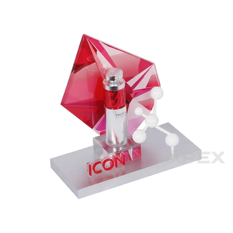 Acrylic Counter Cosmetic Table Top Display Rack