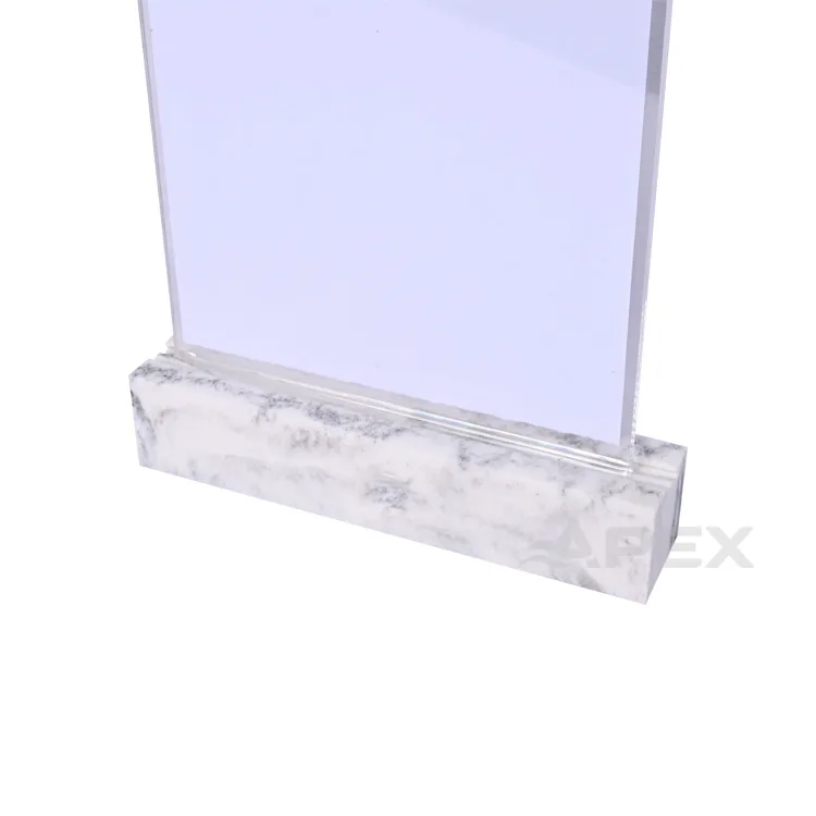 Suporte de acrílico para sinalização