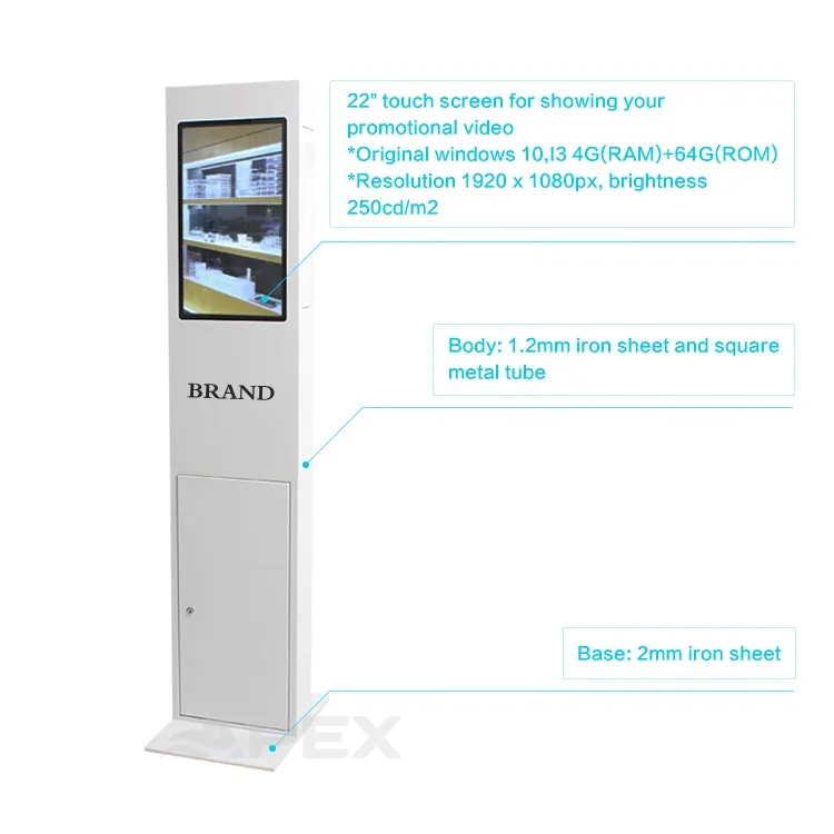 Shop Digital Screen Advertising Display Floor Displays