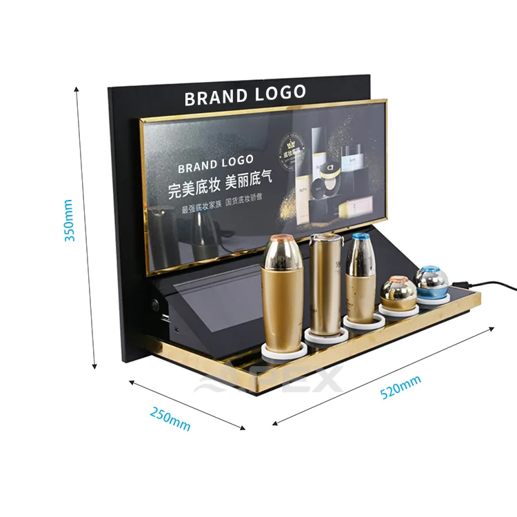 Lcd Screen Intelligent Acrylic Counter Display Racks