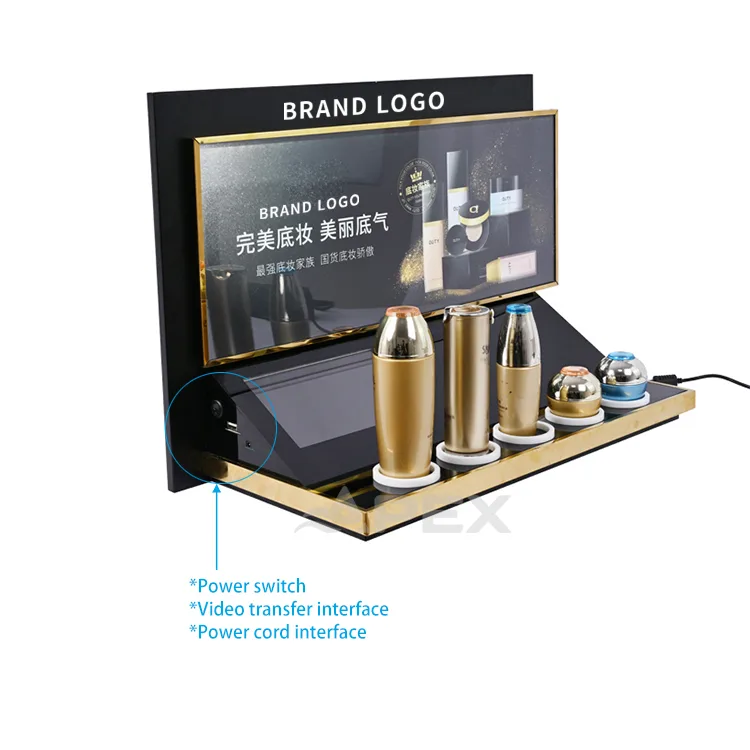 Lcd Screen Intelligent Acrylic Counter Display Racks