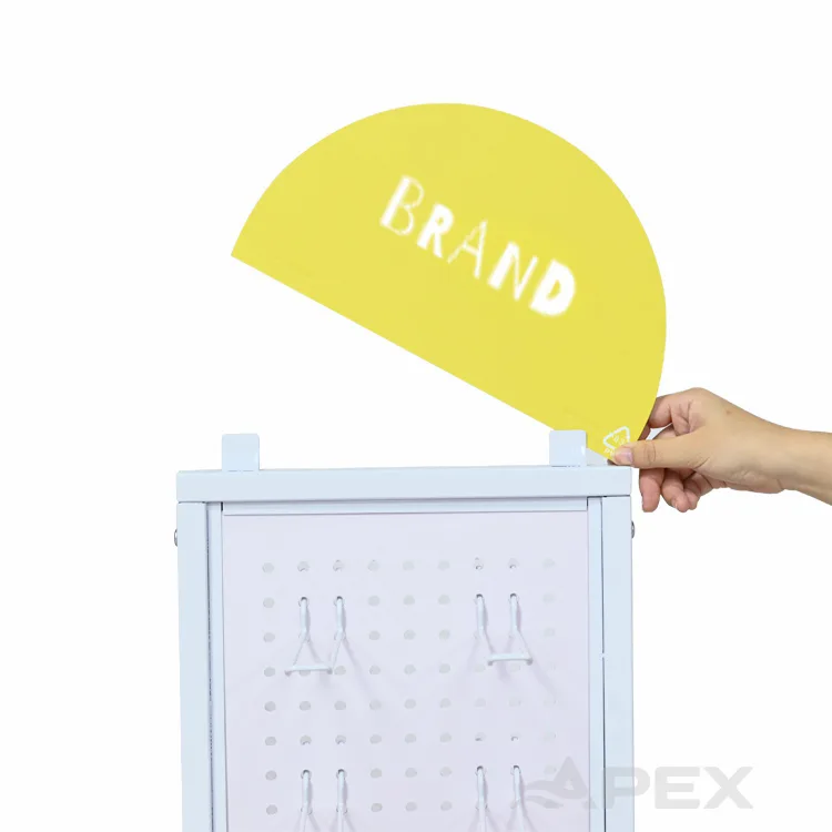 Floor Accessory Display Rack Metal Hanging Display Stand