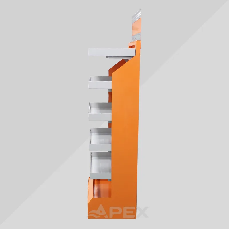 Advertising Fashion Metal Display Product Floor Stand Rack