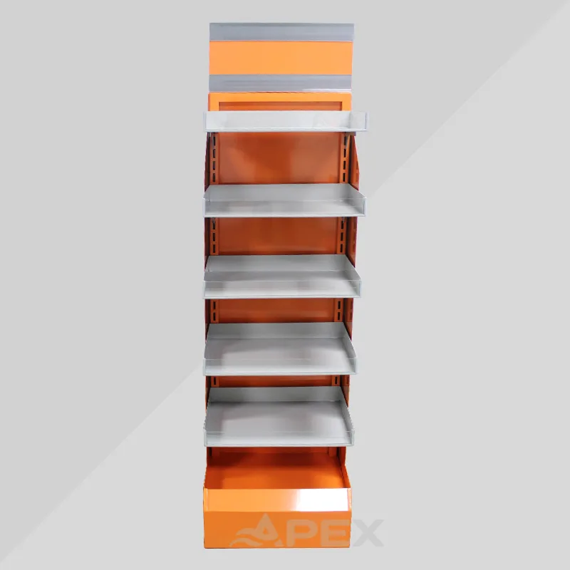 Advertising Fashion Metal Display Product Floor Stand Rack