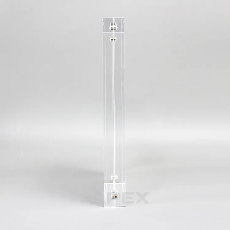 Custom Clear Acrylic Sign Holder Table Menu Display