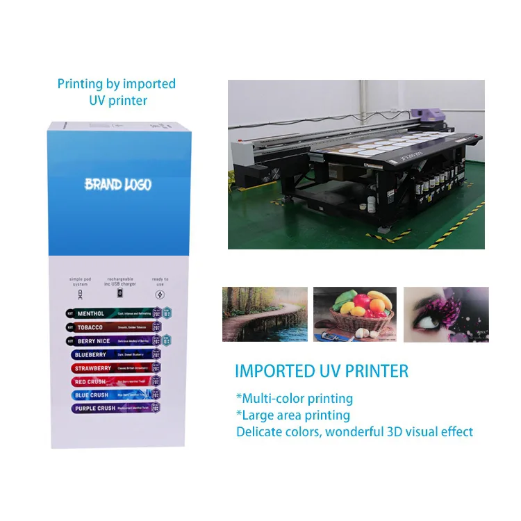 3 Tiers White Acrylic Vape Countertop Display Stand for Smoke Shop