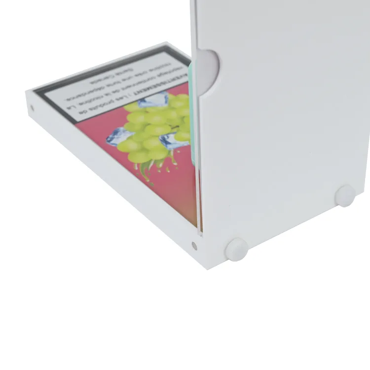 L-formet topp Glorifier akryl vape display stativ