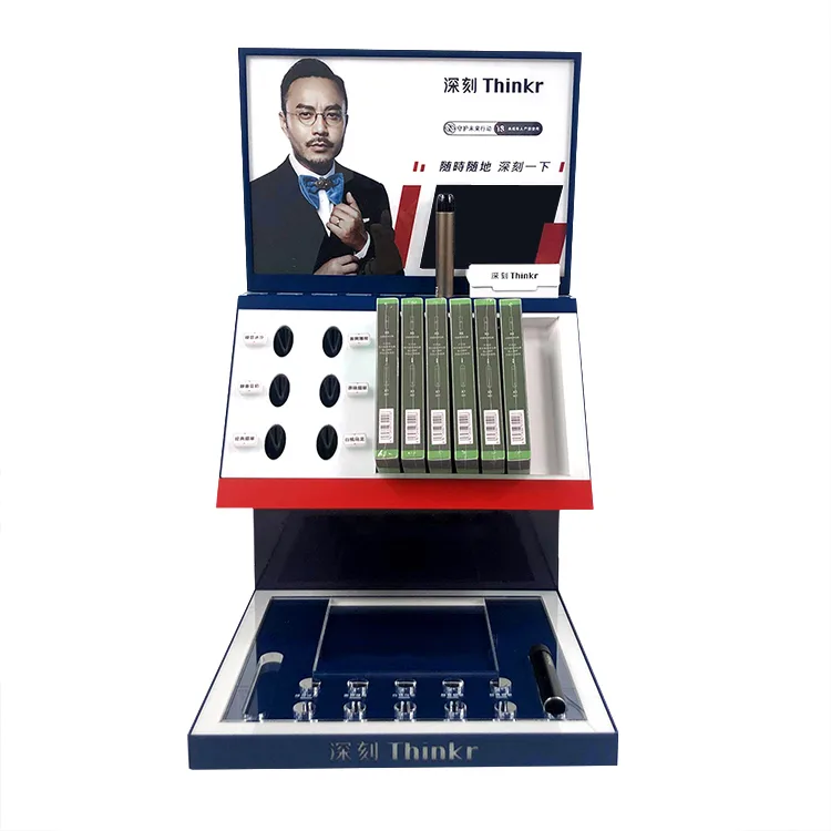 Desktop Acrylic Display Stand Promotion Desk Display For E-cigarette