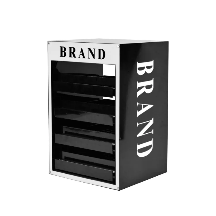 Countertop Acrylic LED Lighted Smoke Display Stand Cigarette Display Rack