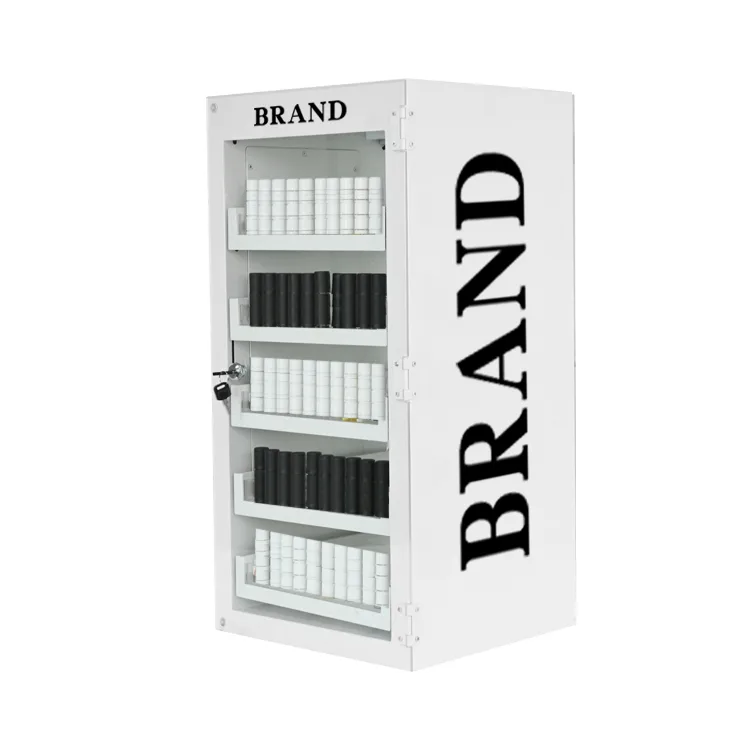 5 Tiers Metal Tobacco Display Stand Counter Top Display Rack