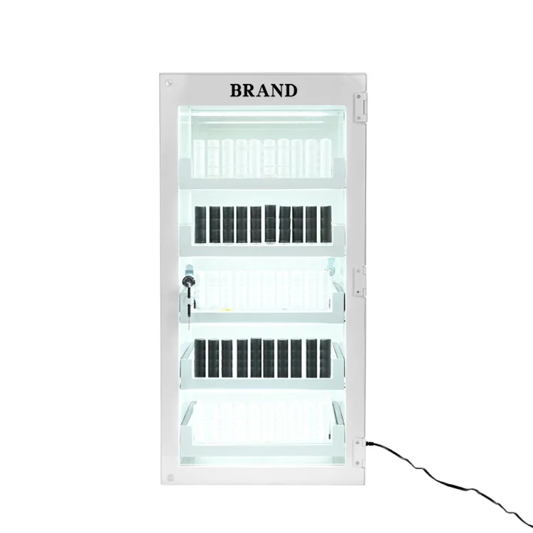 5 Tiers Metal Tobacco Display Stand Counter Top Display Rack