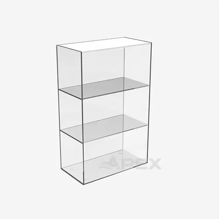 Universal 3 Layers Transparent Acrylic Display Case for Auto Model Toy Figure Vape