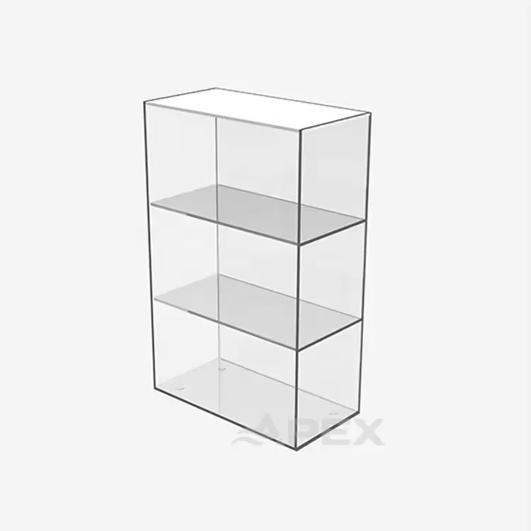 Universal 3 Layers Transparent Acrylic Display Case for Auto Model Toy Figure Vape