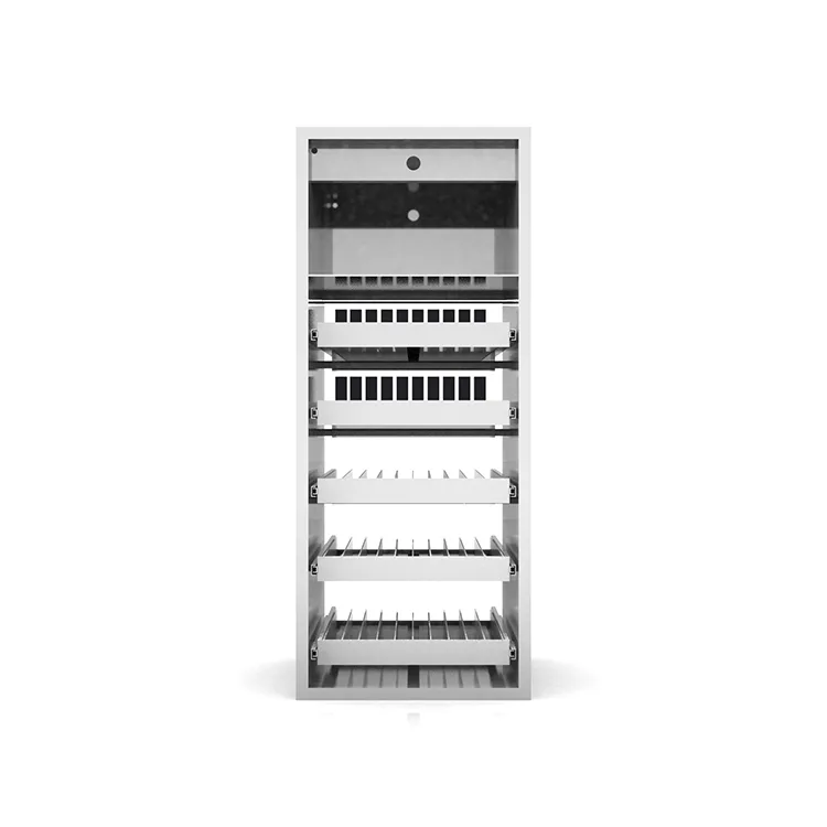 5 Tiers Metal Tobacco Display Stand LCD Screen Display Rack