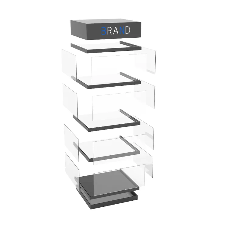 Recycled Acrylic Stackable Display Stand for Smoke Store