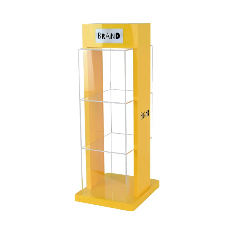 3 Tiers Acrylic Countertop Vape Display Stand with Highlight Logo