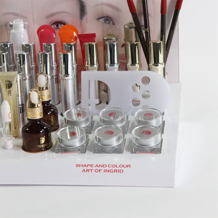 Acrylic Cosmetics Display Case Beauty Makeup Lipsticks Display Cabinet Fashion Lipgloss Display Racks