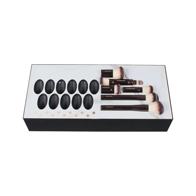 Custom Acrylic Countertop Cosmetics Skincare Display Rack with Metal