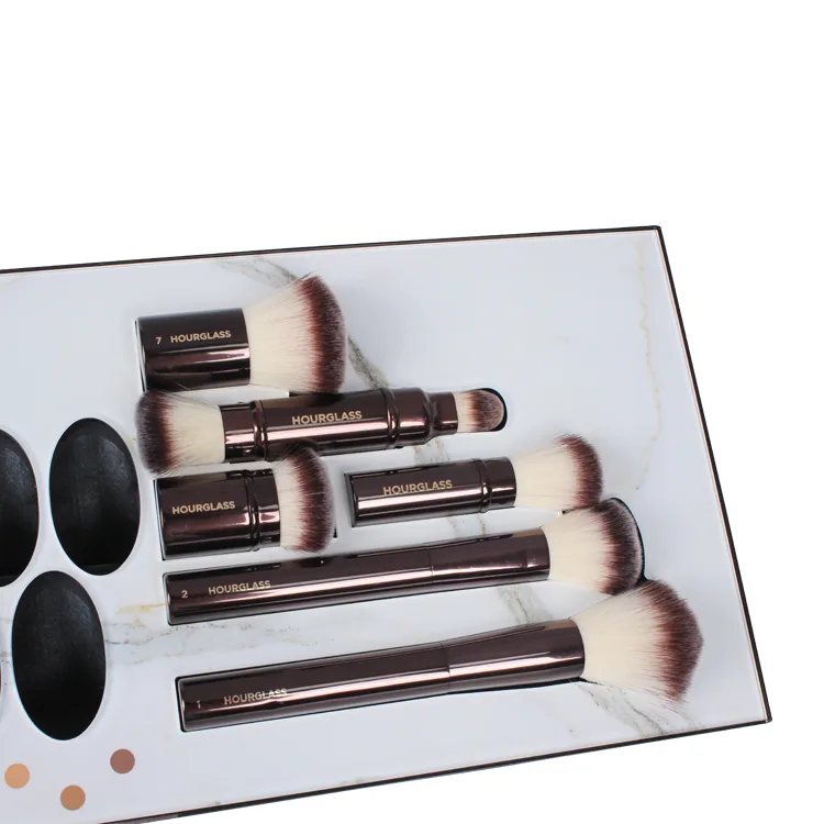 Custom Acrylic Countertop Cosmetics Skincare Display Rack with Metal