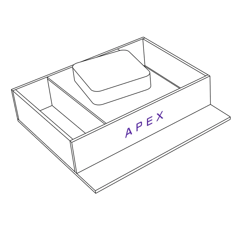 Custom Square Acrylic Sample Station Earphone Display Stand