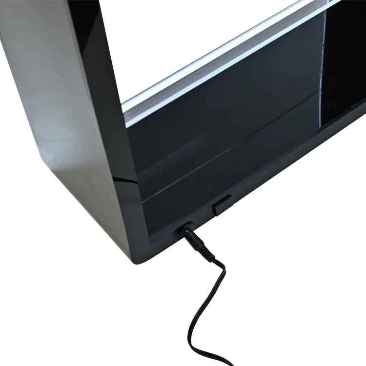 Custom 3 Tiers E-cigarette Acrylic Countertop Display Rack with Led