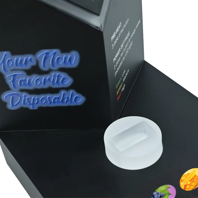 Custom Portable E-cigarette Sample Display Rack with Led Light