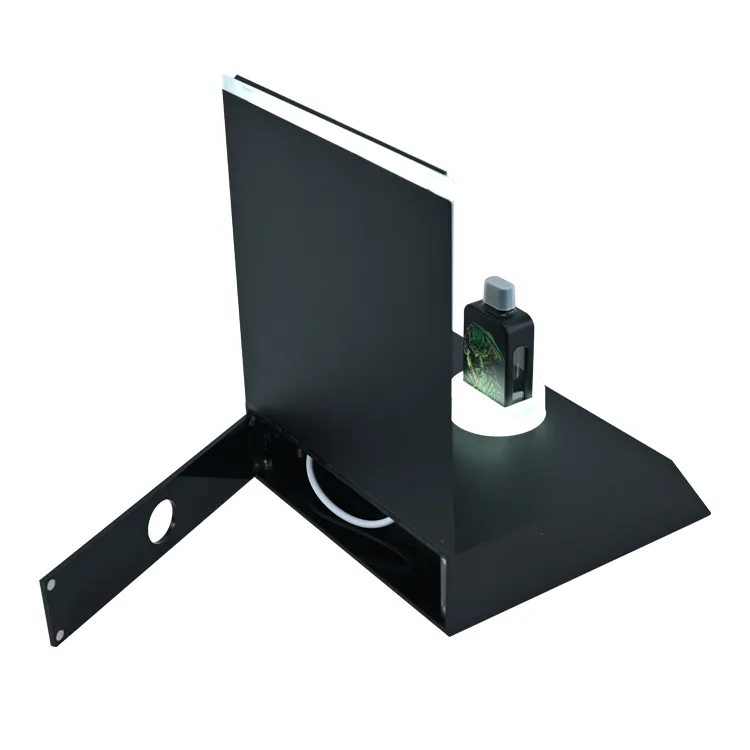 Custom Portable E-cigarette Sample Display Rack with Led Light