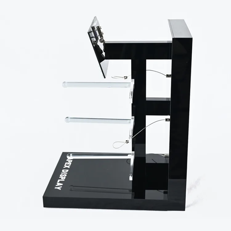 Detachable L Shape 3 Tiers Countertop Eyeglasses Display Stand ﻿
