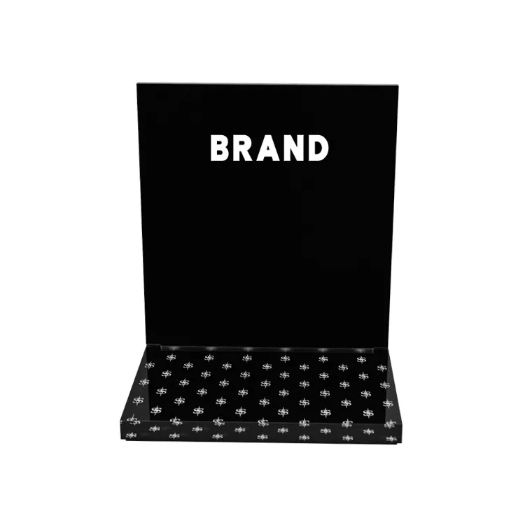 Detachable Acrylic L Shape Cosmetics Countertop Display Rack