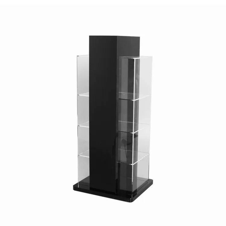 Custom Acrylic Countertop 4 Tiers Cigarette Display Rack