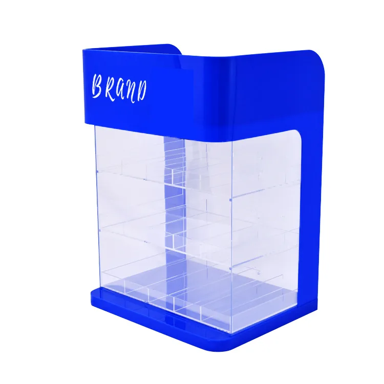 Acrylic Cigarette Display Stand Tobacco Counter Top Display Rack