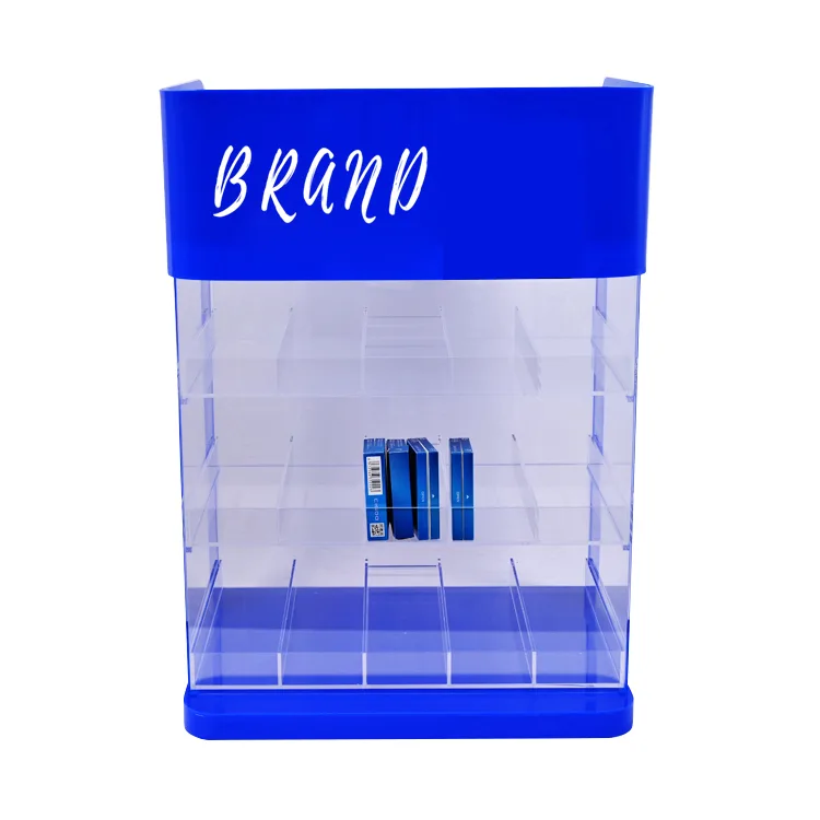 Acrylic Cigarette Display Stand Tobacco Counter Top Display Rack