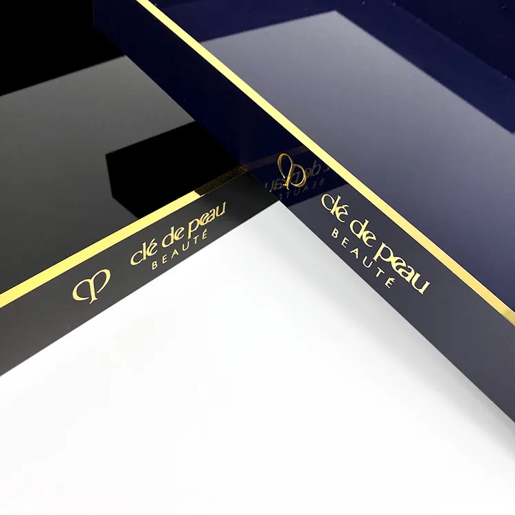 Acrylic Jewelry Display Tray with Bronzing Text
