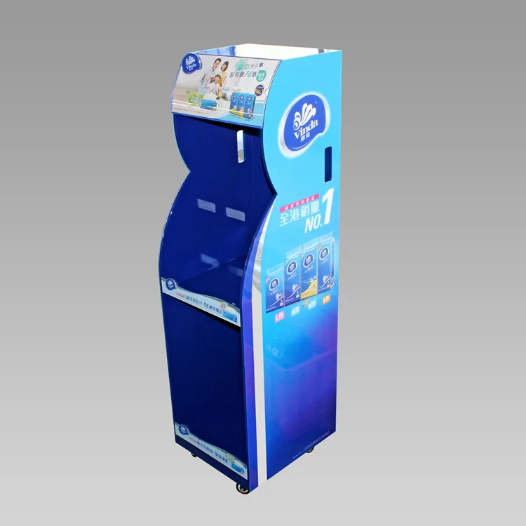Floor Standing Acrylic Tissue Display Shelf