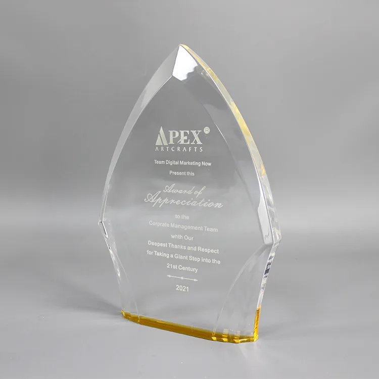 Wholesale Custom Unique Acrylic Trophy Manufacturer