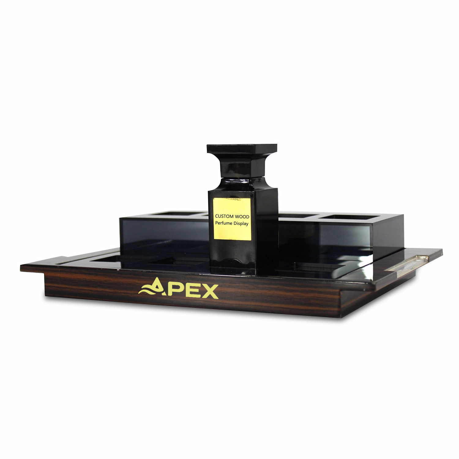 Acrylic Cosmetic Perfume Display Tray with Slot
