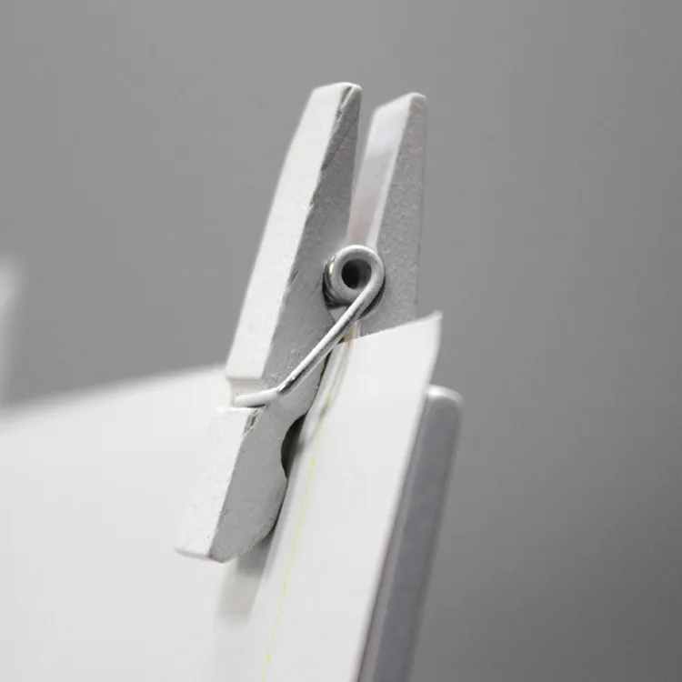 Detachable MDF Menu Sign Holder with Clips