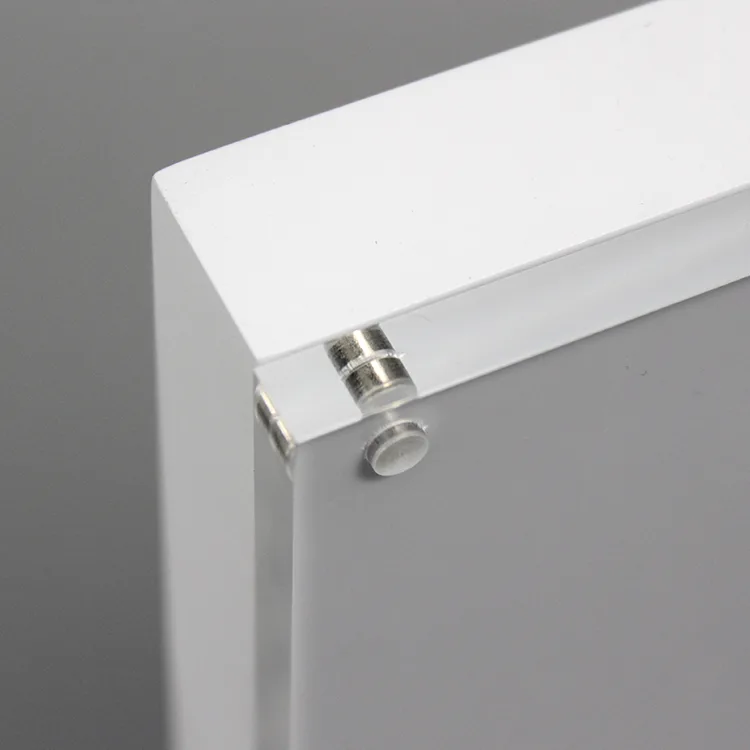 Tabletop Rectangular Acrylic Menu Display Sign Holder