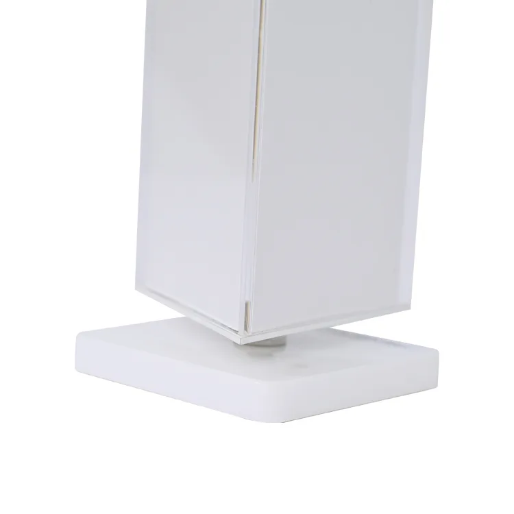 Rotating Acrylic 3 Sided Advertising Sign Holder